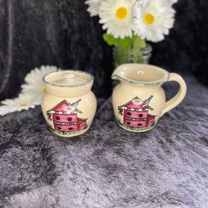 Sugar and Creamer set